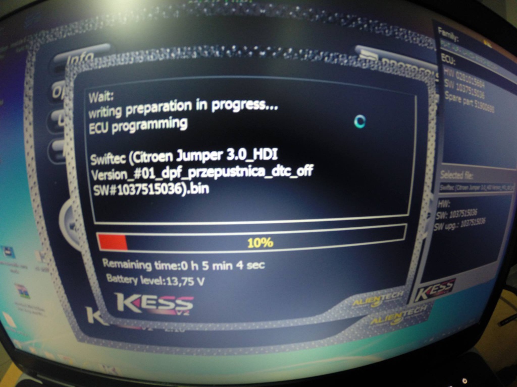 Citroen Jumper 3.0 HDI 160KM przepustnica, DPF i błąd